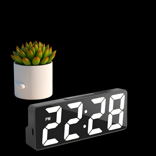 Digital Clock With Temperature Display