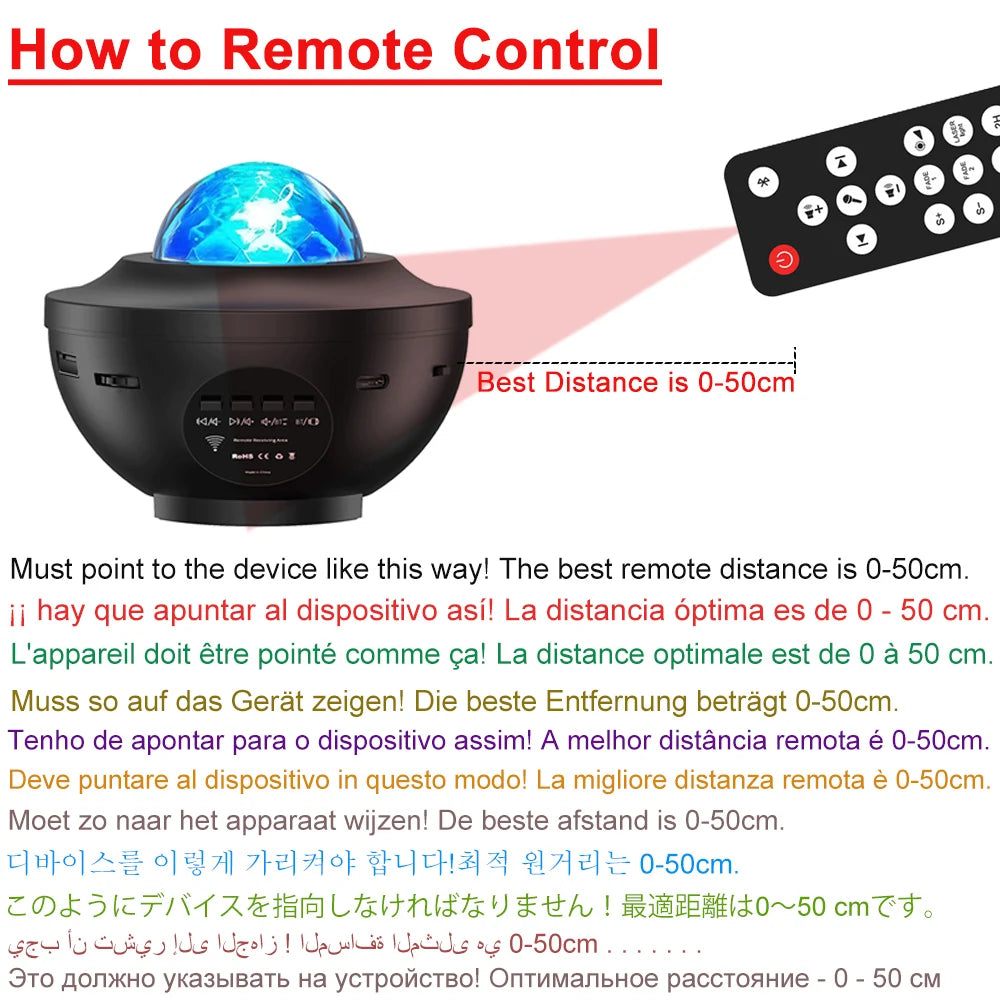 Galaxy room Projector